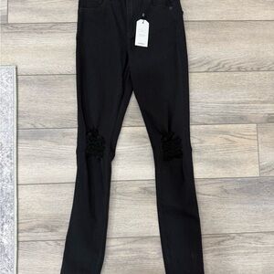 Express Black Denim Jeans